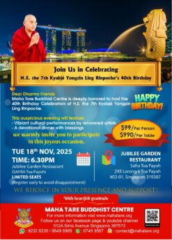 H.E. Ling Rinpoche - 40th Birthday Dinner Celebrations, 18 Nov 2025